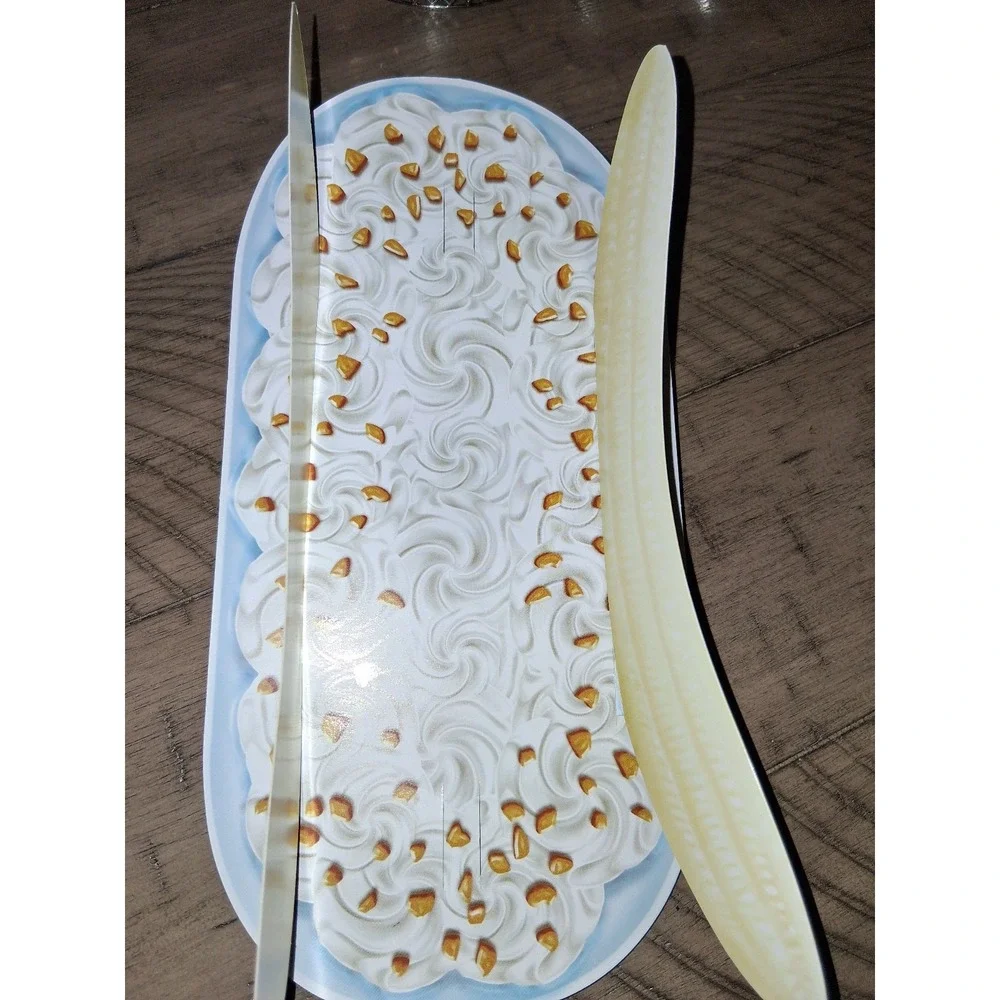 Vintage Beistle Honeycomb Banana Split Centerpiece Ice Cream Soda Shop Party